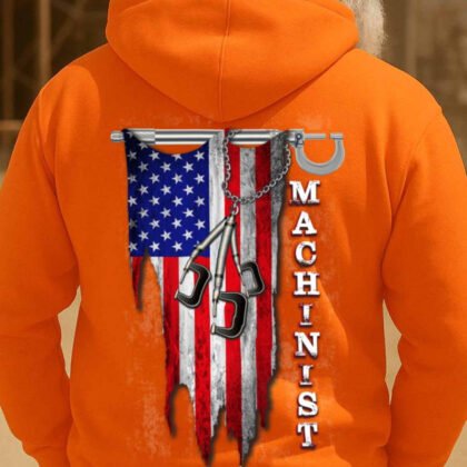 USA Flag Machinist Apparel - Tool Pride